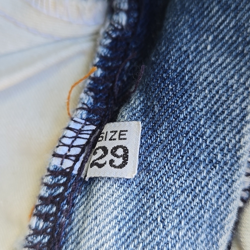 Vintage Armani Jeans Blue Denim Size 29 - Picture 4 of 6